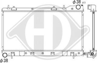 Diederichs DCM3029 - Radiator, mühərrikin soyudulması furqanavto.az