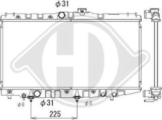 Diederichs DCM3145 - Radiator, mühərrikin soyudulması furqanavto.az