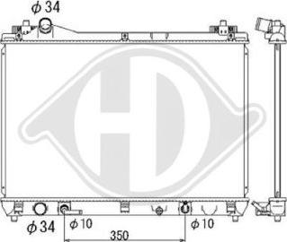 Diederichs DCM3115 - Radiator, mühərrikin soyudulması furqanavto.az