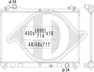 Diederichs DCM3113 - Radiator, mühərrikin soyudulması furqanavto.az