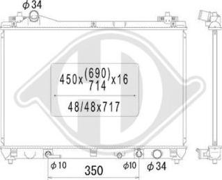 Diederichs DCM3112 - Radiator, mühərrikin soyudulması furqanavto.az