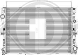 Diederichs DCM3863 - Radiator, mühərrikin soyudulması www.furqanavto.az