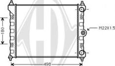 Diederichs DCM3399 - Radiator, mühərrikin soyudulması furqanavto.az