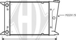 Diederichs DCM3360 - Radiator, mühərrikin soyudulması furqanavto.az