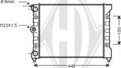 Diederichs DCM3376 - Radiator, mühərrikin soyudulması furqanavto.az