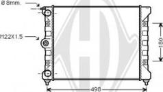 Diederichs DCM3377 - Radiator, mühərrikin soyudulması furqanavto.az