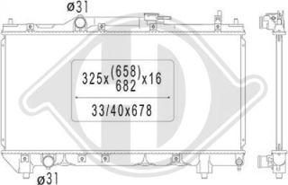 Diederichs DCM3201 - Radiator, mühərrikin soyudulması furqanavto.az