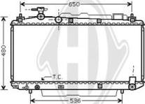 Diederichs DCM3235 - Radiator, mühərrikin soyudulması furqanavto.az