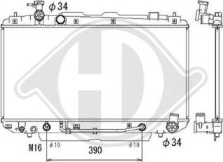 Diederichs DCM3231 - Radiator, mühərrikin soyudulması furqanavto.az