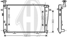 Diederichs DCM3708 - Radiator, mühərrikin soyudulması furqanavto.az