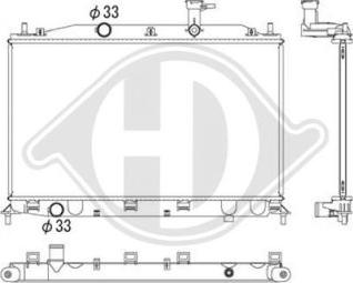 Diederichs DCM3702 - Radiator, mühərrikin soyudulması furqanavto.az