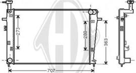 Diederichs DCM3716 - Radiator, mühərrikin soyudulması furqanavto.az