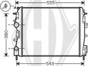 Diederichs DCM2944 - Radiator, mühərrikin soyudulması furqanavto.az