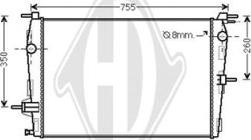 Diederichs DCM2956 - Radiator, mühərrikin soyudulması furqanavto.az