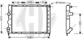 Diederichs DCM2906 - Radiator, mühərrikin soyudulması furqanavto.az