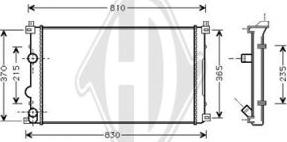 Diederichs DCM2901 - Radiator, mühərrikin soyudulması furqanavto.az