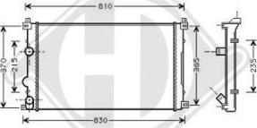 Diederichs DCM2903 - Radiator, mühərrikin soyudulması furqanavto.az