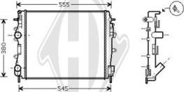 Diederichs DCM2931 - Radiator, mühərrikin soyudulması furqanavto.az