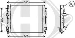 Diederichs DCM2925 - Radiator, mühərrikin soyudulması furqanavto.az