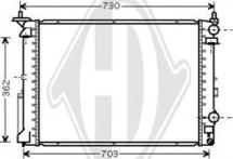 Diederichs DCM2928 - Radiator, mühərrikin soyudulması furqanavto.az