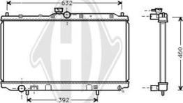 Diederichs DCM2491 - Radiator, mühərrikin soyudulması furqanavto.az