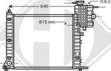 Diederichs DCM2402 - Radiator, mühərrikin soyudulması furqanavto.az