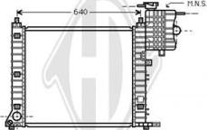 Diederichs DCM2411 - Radiator, mühərrikin soyudulması furqanavto.az