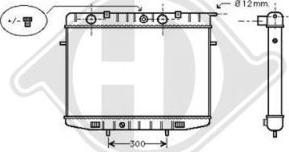 Diederichs DCM2593 - Radiator, mühərrikin soyudulması furqanavto.az