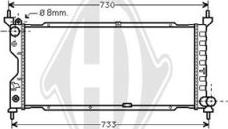 Diederichs DCM2597 - Radiator, mühərrikin soyudulması furqanavto.az