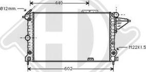 Diederichs DCM2581 - Radiator, mühərrikin soyudulması furqanavto.az