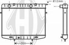 Diederichs DCM2609 - Radiator, mühərrikin soyudulması furqanavto.az