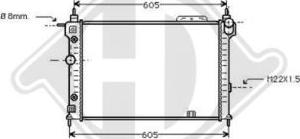 Diederichs DCM2600 - Radiator, mühərrikin soyudulması furqanavto.az