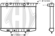 Diederichs DCM2610 - Radiator, mühərrikin soyudulması furqanavto.az