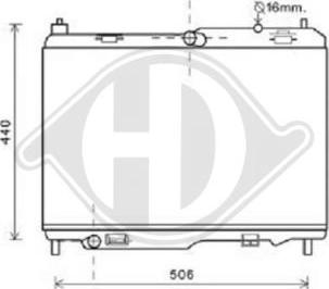 Diederichs DCM2099 - Radiator, mühərrikin soyudulması furqanavto.az