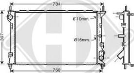 Diederichs DCM2094 - Radiator, mühərrikin soyudulması furqanavto.az