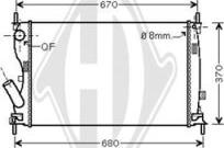 Diederichs DCM2093 - Radiator, mühərrikin soyudulması furqanavto.az