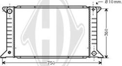 Diederichs DCM2040 - Radiator, mühərrikin soyudulması furqanavto.az