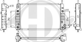 Diederichs DCM2057 - Radiator, mühərrikin soyudulması furqanavto.az