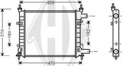 Diederichs DCM2060 - Radiator, mühərrikin soyudulması furqanavto.az