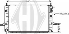 Diederichs DCM2032 - Radiator, mühərrikin soyudulması furqanavto.az