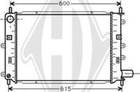 Diederichs DCM2022 - Radiator, mühərrikin soyudulması furqanavto.az