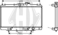 Diederichs DCM2149 - Radiator, mühərrikin soyudulması furqanavto.az