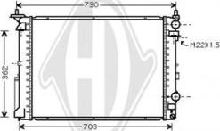 Diederichs DCM2897 - Radiator, mühərrikin soyudulması furqanavto.az