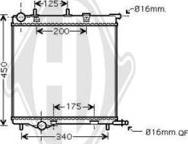 Diederichs DCM2806 - Radiator, mühərrikin soyudulması furqanavto.az