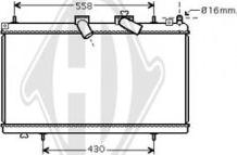 Diederichs DCM2807 - Radiator, mühərrikin soyudulması furqanavto.az