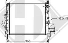 Diederichs DCM2884 - Radiator, mühərrikin soyudulması furqanavto.az