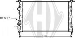 Diederichs DCM2881 - Radiator, mühərrikin soyudulması furqanavto.az