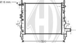 Diederichs DCM2888 - Radiator, mühərrikin soyudulması furqanavto.az