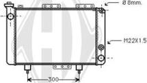 Diederichs DCM2824 - Radiator, mühərrikin soyudulması furqanavto.az