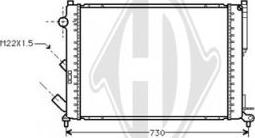 Diederichs DCM2877 - Radiator, mühərrikin soyudulması furqanavto.az